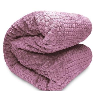 Imagem de Coberdrom Queen Dupla Face Sherpa com Manta Casca de Ovo - BORGON, ros