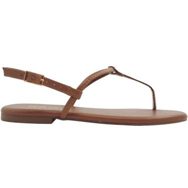 Imagem de Sandália Dedo Feminina Rasteira Casual Básica Dia a Dia Passeio Ft Ana Castela Sua Cia 8358.15578