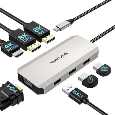 Imagem de WAVLINK Estação de ancoragem usb c, WL-UMD307