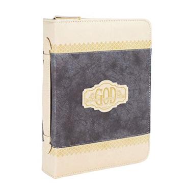 Imagem de Capa de relatório de negócios da Bíblia Divinity Boutique (25688) | GG serve para Bíblias de até 25,4 x 17,78 cm x 3,8 cm, marrom