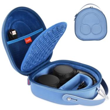 Imagem de ZUJFPL Capa rígida de EVA compatível com fones de ouvido sem fio JBL Tune 710BT / 720BT / 770NC e Sony WH-CH710N/WH-CH720N/WH-CH702N com cancelamento de ruído, bolsa de armazenamento protetora de