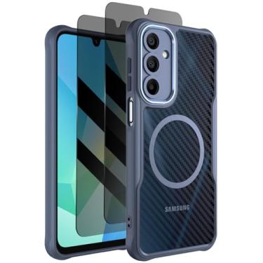 Imagem de Dahkoiz Capa para Samsung Galaxy A16, compatível com MagSafe, com protetor de tela de privacidade X2, [proteção da câmera] [proteção contra quedas de 4,5 metros] Capa magnética fina e leve para A16