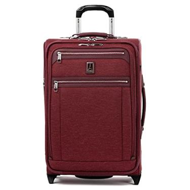 Imagem de Travelpro Mala vertical expansível Platinum Elite Softside, Bordeaux, Carry-On 22-Inch, Bagagem vertical expansível de softside Platinum Elite