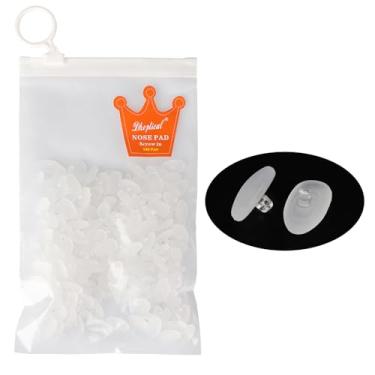 Imagem de (250 pares) Almofada de nariz macia de gel material de silicone fosco 12 mm/14 mm para loja de óculos e hospital de olhos por Dhoptical (12 mm, 100 par)