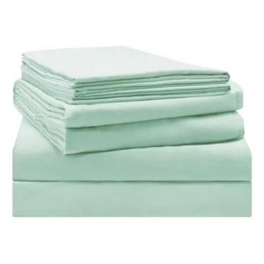 Imagem de Kit 5 Lençol Solteiro Virol Sem Elástico Algodão 180 Fios - OutCasa Co