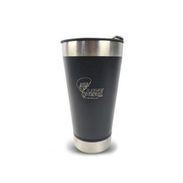 Imagem de Copo Térmico Life Pesca 502ml Com Abridor - Várias Cores, Preto