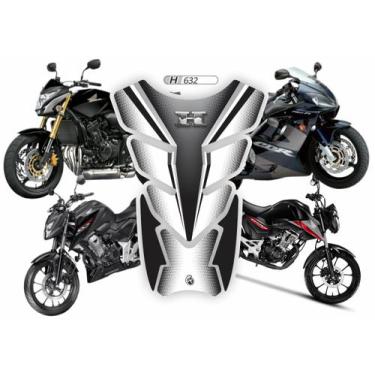Imagem de Adesivo Protetor Tanque Moto Honda Neutro H632 - Resitank