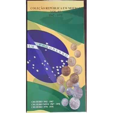 Imagem de Álbum Moedas Cruzeiros 1942-1975 - Líder Numismática