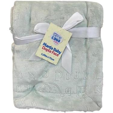 Imagem de Manta Bebê Dupla Face Oportunity Sherpa e Flannel Fleece 100x75 - Bene