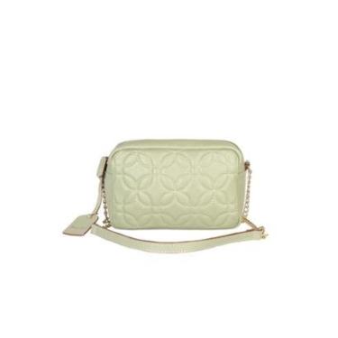 Imagem de Bolsa transversal de couro matelassê com corrente Mirella-Feminino