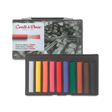 Imagem de Estojo Giz Pastel Seco com 10 Cores Conte à Paris 50211 - CONTE A PARI