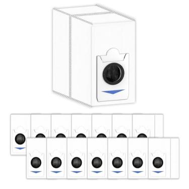 Imagem de (Pacote com 15) Sacos de pó de substituição T30s Combo compatíveis com ECOVACS DEEBOT T30S/T30S AI/ T30S Combo / X2 Aspirador de pó, kit de acessórios de saco de descarte, sacos de aspirador de pó