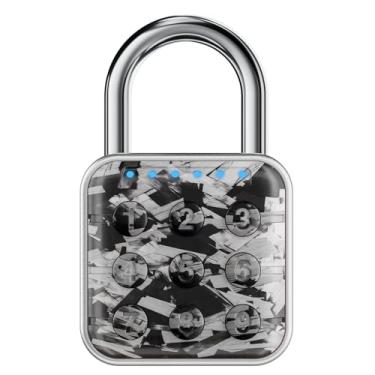 Imagem de Fechadura de combinação, fechadura de combinação para armário, trava de armário e trava de armário de academia - alta segurança, fácil de usar para academia, escola, viagens, ao ar livre (fragmentos