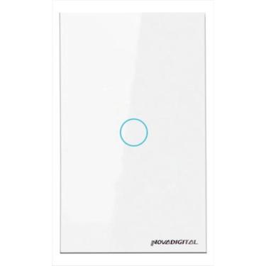 Imagem de Interruptor Zigbee Inteligente Smart 1 Botão Novadigital Branco