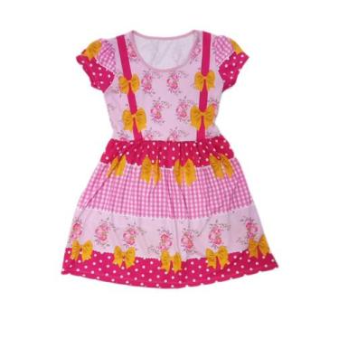Imagem de Vestido Infantil Temático Caipira Estampado Festa Junina - Calupa, 02