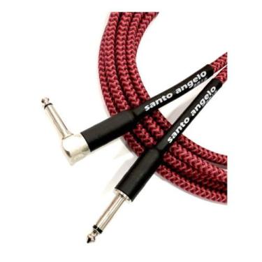 Imagem de Cabo Santo Angelo Angel Textil Ltx P10XP10 10ft Plug L 3,05m, Vermelho