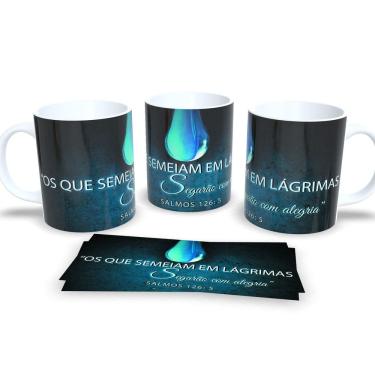 Imagem de Canecas Evangélicas Personalizadas Fé e Inspiração em Cada Gole