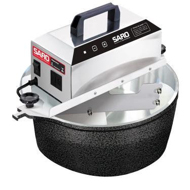 Imagem de Panela de Brigadeiro Elétrica Saro 4L 130W Preto Craqueado Bivolt PA21RPC