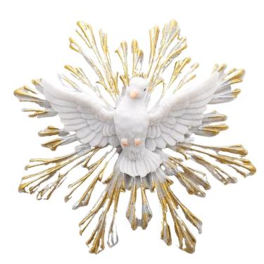 Imagem de Imagem Divino Espírito Santo Adorno De Parede Resina 16 Cm