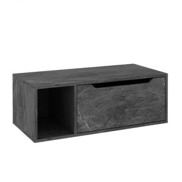 Imagem de Balcão para Banheiro com 1 Porta sem cuba BN3644 Mármore Lunar Tecnomo