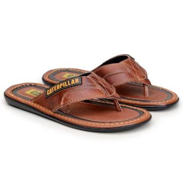Imagem de Sandália Masculino Couro - Franca Forte, Marrom, 40