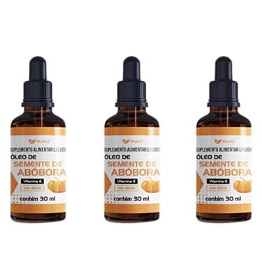Imagem de Kit 3 Óleo De Semente De Abóbora Vitamina E 30ml - Muwiz