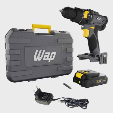 Imagem de Parafusadeira e Furadeira de Impacto 3/8 K21 Id01 à Bateria com 21 Níveis de Torque Wap