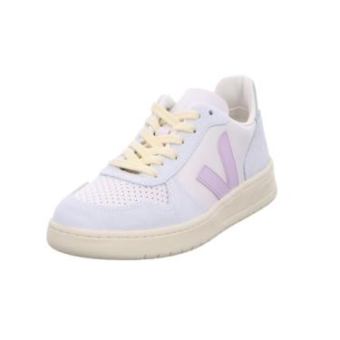 Imagem de VEJA Tênis feminino V-10, cascalho/parme/mentol, 37, Cascalho/parme/mentol, 36