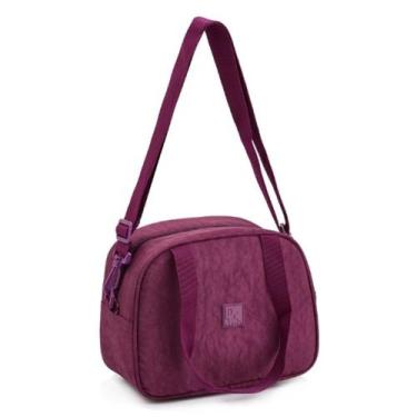 Imagem de Lancheira Térmica Juvenil Feminina Escolar Passeio - Denlex, Roxo