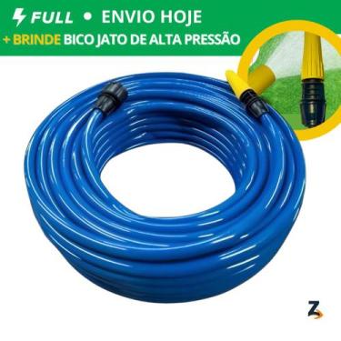 Imagem de Mangueira De Jardim Reforçada Lisa Flexível 50 30 25 20 15 E 10 Metro 