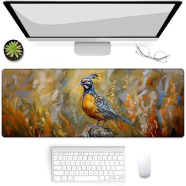 Imagem de VANZEV Tapete de mouse para jogos, mouse pad, tapete de mesa, base de borracha antiderrapante para computadores, laptop, escritório, escola, acessórios para casa, presentes 80 x 30 cm