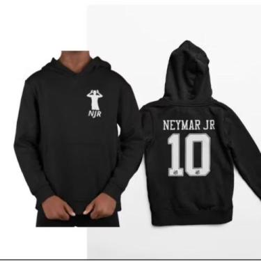 Imagem de Moletom Neymar Jr 10 Infantil Blusa De Frio Canguru - Moletom Infantil