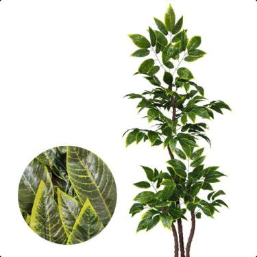 Imagem de Arvore Brasileirinho Croton Artificial Grande Sem Vaso Decoração - Flo