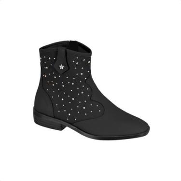 Imagem de Bota Western Infantil Molekinha Preta, Preto, 30