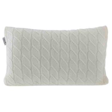 Imagem de Almofada Rinzeira Tricô Vivat 30x50 Off White Kacyumara