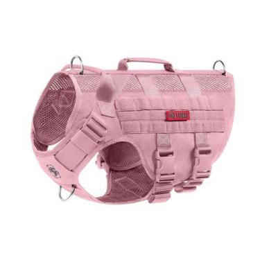Imagem de Arnês para cães OneTigris Tactical No Pull para cães pequenos, rosa M