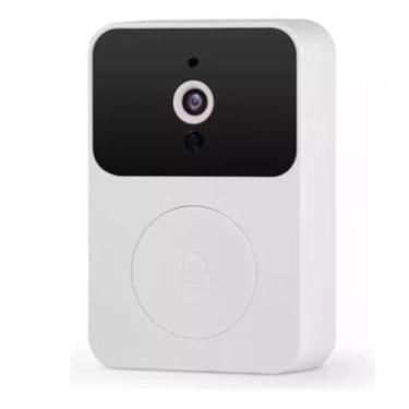 Imagem de Campainha Inteligente com Câmera, Interfone Wi-Fi, Áudio Bidirecional, Sem Fio