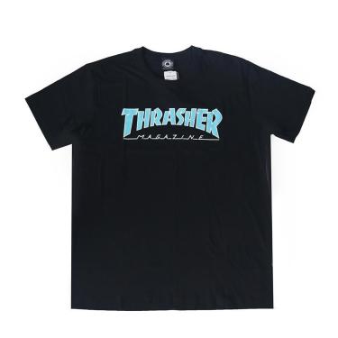 Imagem de Camiseta Thrasher Magazine Outlined - Preto/Azul-Masculino
