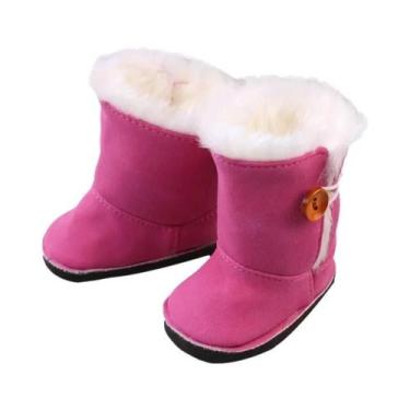 Imagem de Botas de Neve de Pelúcia para Boneca de 18 Polegadas (75cm) - Sapatos 