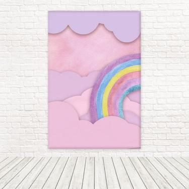 Imagem de Painel Retangular 3D Sublimado Arco Irís 2,0X1,5 Frt-5222