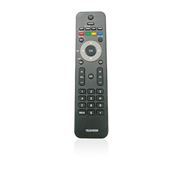 Imagem de JISOWA Controle remoto de substituição universal para Philips TV 19PFL3504D/F7 22PFL4505D/F7 URMT34JHG001 32PFL3504D/F7 32PFL3403D/F7 42TA648BX/F7 42PFL5603D/F7 47PFL7474747474747 22D/37 47PFL3603D/F7 52PFL7422D/37