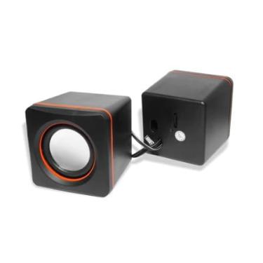Imagem de Mini Caixa de Som USB para Computador, PC, Notebook, Conexão P2, Home Office