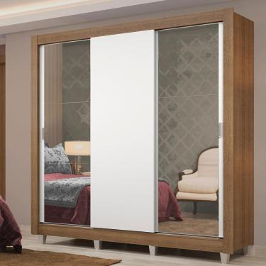 Imagem de Guarda-roupa Casal Lyon Plus 3 Portas de Correr Madesa