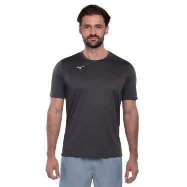 Imagem de Camiseta de Treino Mizuno Energy 2.0 Masculina, Cinza, GG