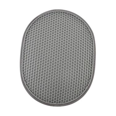 Imagem de ＫＬＫＣＭＳ Suporte de maconha resistente ao calor 2 em 1 luvas de forno anti -deslizamento Multiplumes Folder Oven Luvas para acampar churrasqueiras Home, Cinza