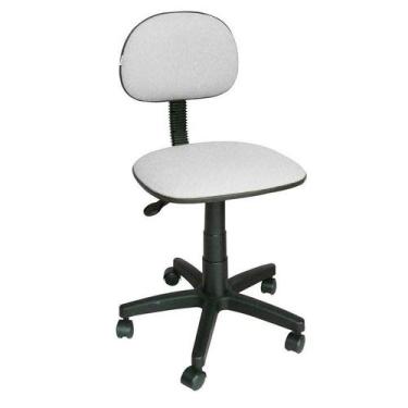 Imagem de Cadeira Giratória Secretária Branca Ibiza - Barão das Cadeiras