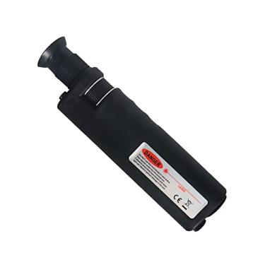 Imagem de ANYWUTEC Ferramenta portátil de inspeção de microscópio de fibra óptica de 400 x com adaptador FC/ST/SC de 2,5 mm e adaptador LC de 1,25 mm