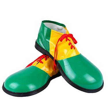 Imagem de Honeystore Acessórios para fantasia de Halloween unissex adulto jumbo grande palhaço, Verde, One Size