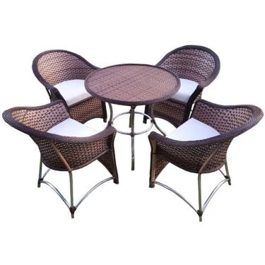 Imagem de Conjunto De Mesa Camberra 4 Poltronas + 1 Mesa