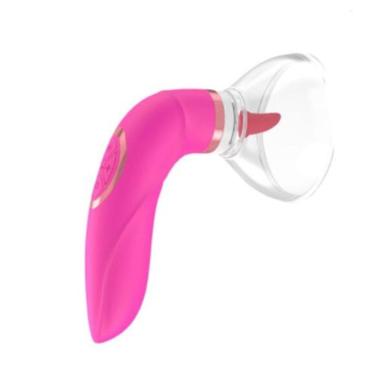 Imagem de Sugador Cilitoriano Recarregável Com Língua Tifanny ? Lovetoys - Cor: Rosa